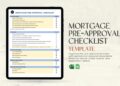Mortgage Pre-approval Checklist in Excel, Google Sheets - Download ...