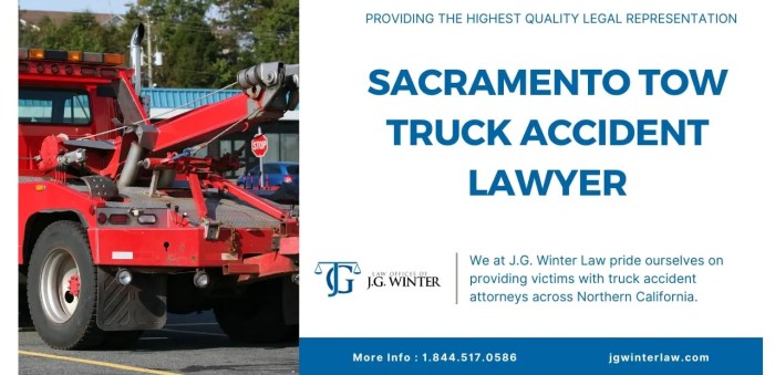Sacramento Tow Truck Accident Lawyer | J.G. Winter Law